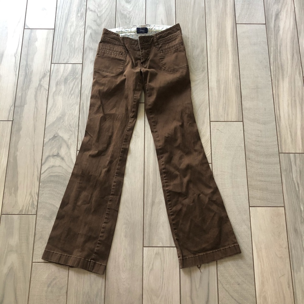 Vintage Hollister brown stretch pants size 1